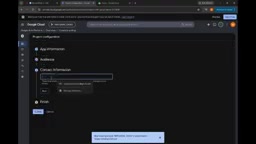 完成 OAuth 创建