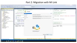 And then I choose database that I would like to migrate over...