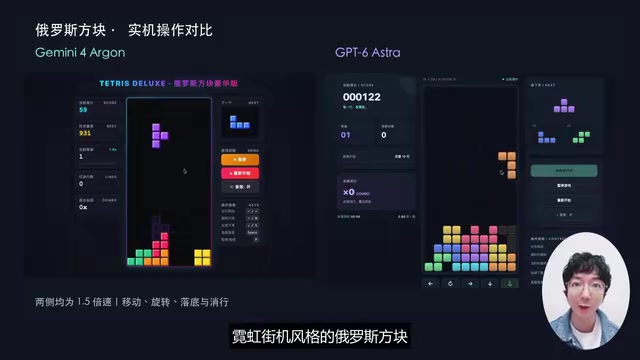 左右移动,旋转,硬降,联机,下一方块预览全部正常