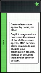 Copilot Usage Metrics Upgrade: Custom Skills and Agents Now Trackable by Name