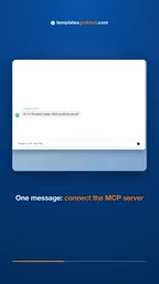 Connecting to the MCP server and entering instructions
