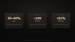 Product launches now run 30-40% faster across about 100 redesign processes.