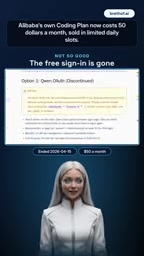 Alibaba coding plan pricing page
