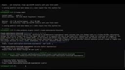 安装完成后在模型列表中可见 Claude Subscription Direct SDK