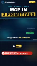 By standardizing these three primitives, the AI gains immense operational capability,