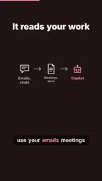 Copilot accesses emails, meetings, documents, and chat data