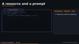 Declaring a resource address with a decorator