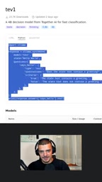 模型页面提供的Python示例代码