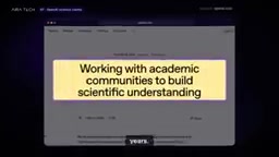 OpenAI says its models help generate results that researchers can investigate further.