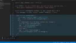 The ask function pushes the user message into memory