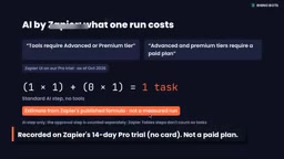Zapier's two known gaps