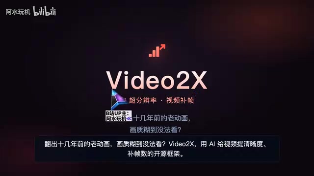 Video2X: Free Open-Source Video Super-Resolution and Frame Interpolation Tool — One-Click HD for Old Videos