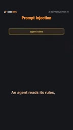 The AI agent reads rules, requests, and fetched content as one continuous block of text