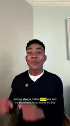Green calls on viewers to follow his social accounts