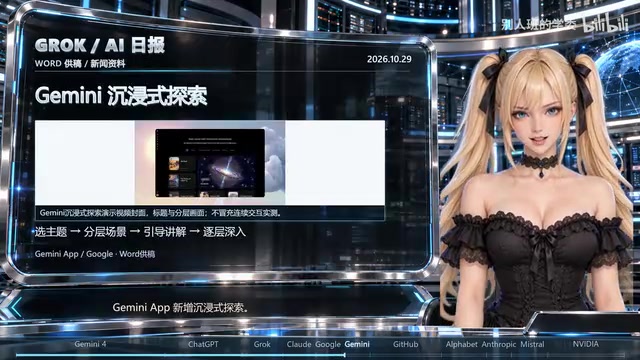 Selectable topics such as Silk Road trade routes, the interior of a jet engine, or the physics of lightning