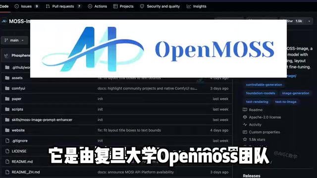 与上海摩斯智能联合开源的