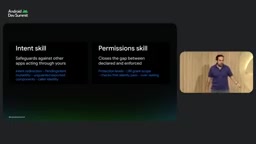 The Intent security skill focuses on what other apps can make your app do