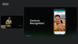 Controlling the camera from a distance with gestures