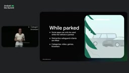 Another operating state for parked apps