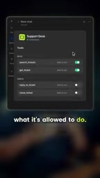Read and write tools are controlled separately, with write permissions off by default
