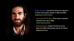 Podcast frame: returning to Perelman's proof of the Poincaré conjecture