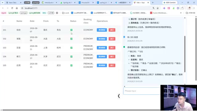 Refund status change demo