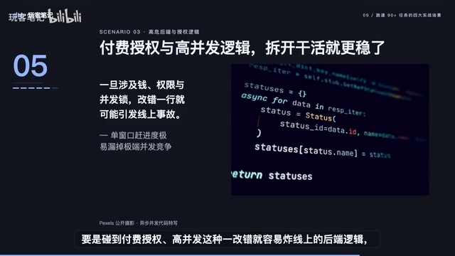 高并发这种一改错就容易扎线上的后端逻辑