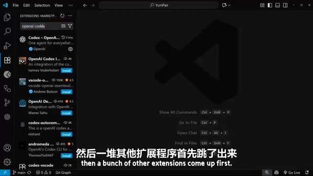 OpenAI Codex IDE扩展实战:VS Code中AI编程完整指南