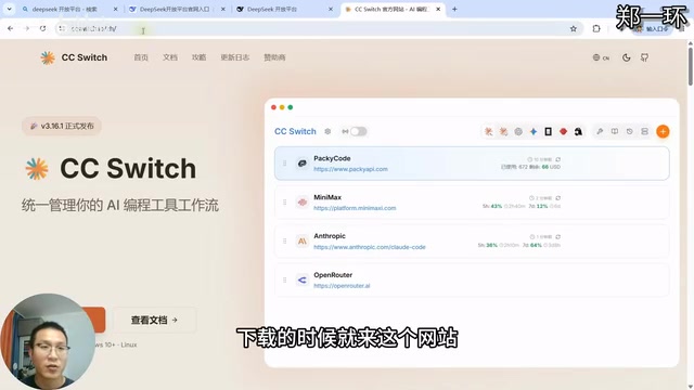 Codex接入DeepSeek模型教程:通过CC Switch自由切换