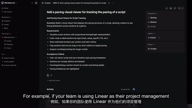 Connecting external services like Linear via MCP