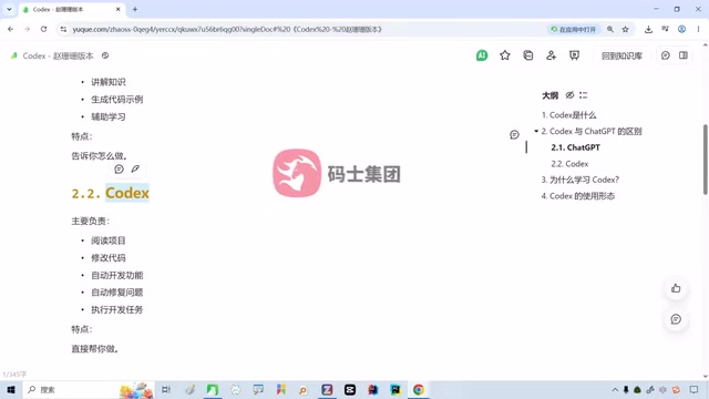 第一次看到Codex的疑惑