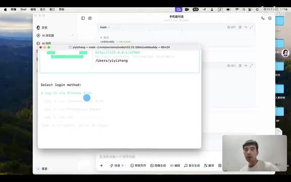 CodeBuddy登录方式选择
