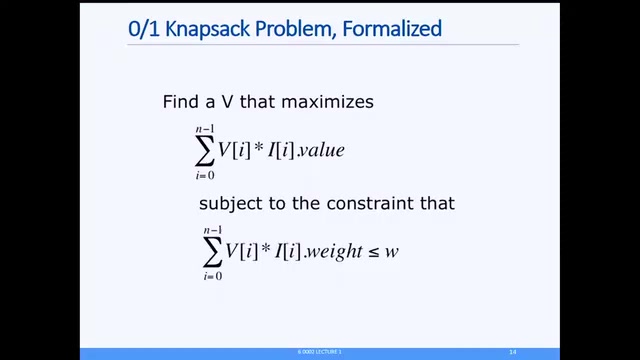 Enumerating all subsets and eliminating overweight ones