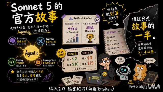 Claude Sonnet 5真的便宜吗?按任务重新算账