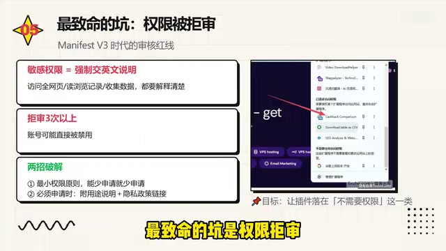 权限拒审,Manifest V3之后
