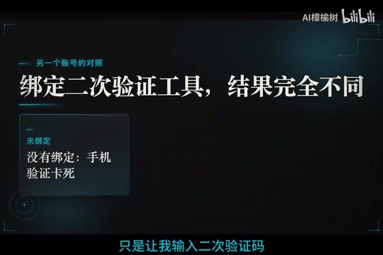 绑定二次验证的账号可正常登录
