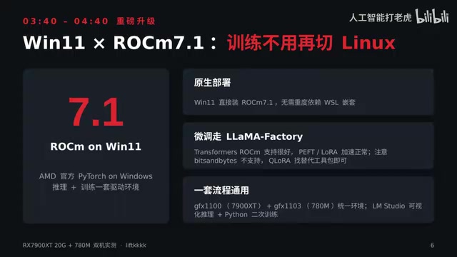 ROCm native support on Windows