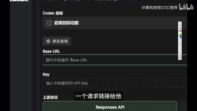 填写 Base URL 与接入配置