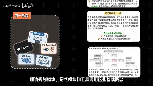 理清规划、记忆与工具调用，为后续学习筑牢根基