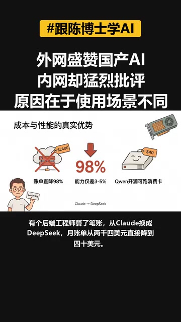 国产AI外网被赞内网被批:三重错位揭示评价割裂真相
