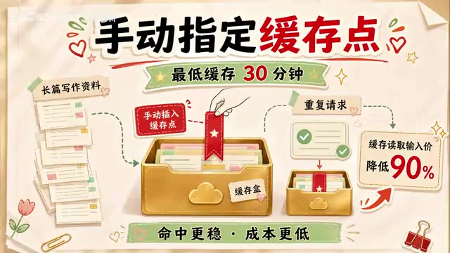 可以直接指定缓存的内容