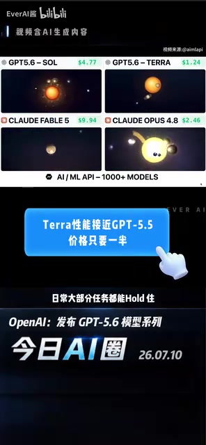 OpenAI GPT-5.6发布:三版本怎么选?三合一超级应用全解析