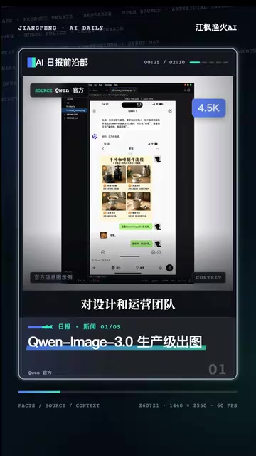 Qwen-Image 3.0 Released: Image Generation Moves Toward Production-Ready Design