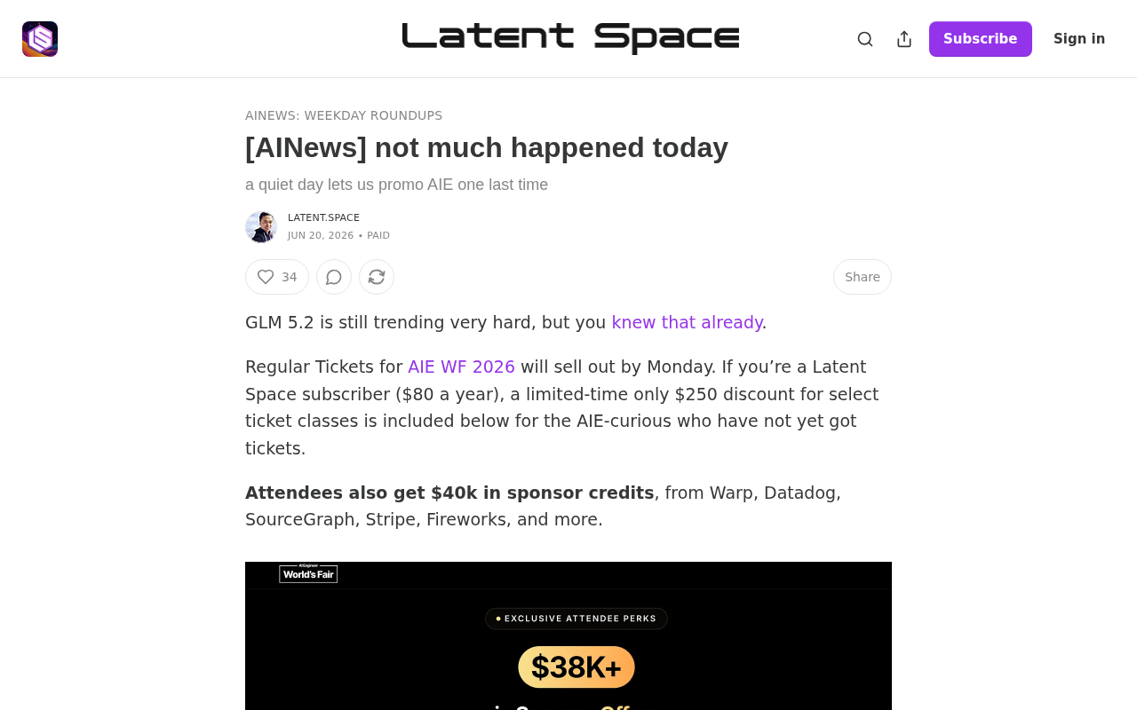 A Rare Quiet Day in AI: Thinking Clearly in an Age of Information Overload