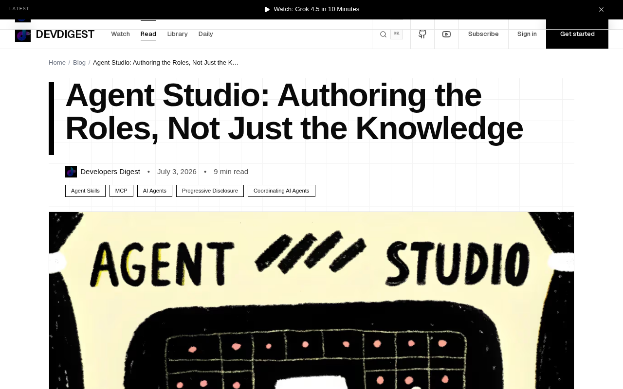 Agent Studio:统一编写AI角色与技能的智能体开发平台