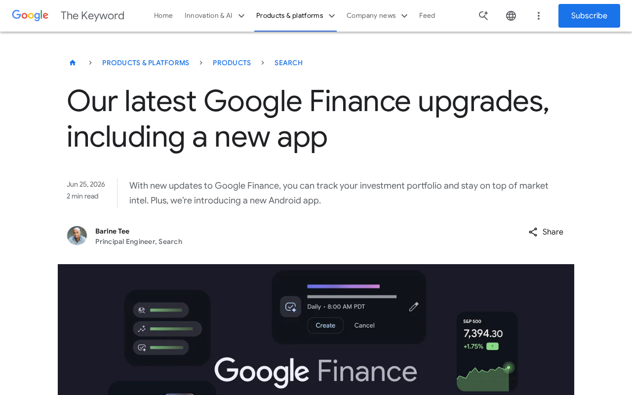 Google Finance Official Launch: AI Q&A + New Android App