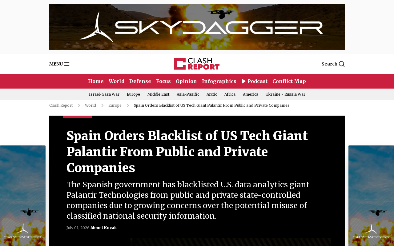 Spain Blacklists Palantir: Europe's Battle for Data Sovereignty Escalates