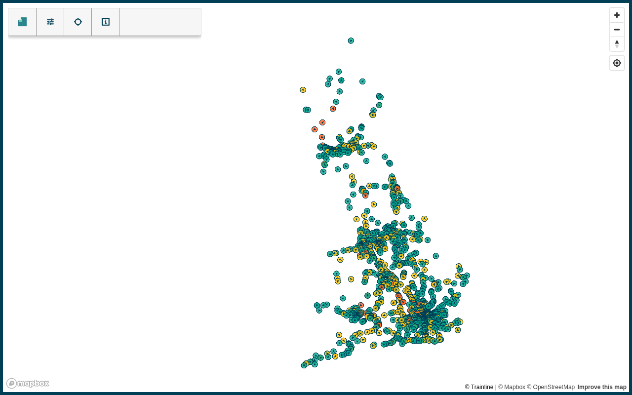UK Real-Time Railway Map: Technical Insights from an Open Data Visualization Project
