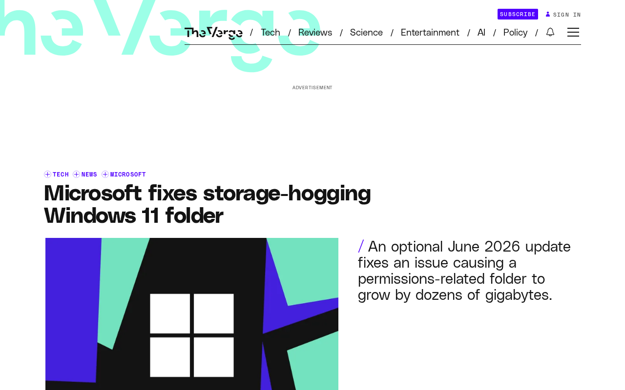 Microsoft Fixes Windows 11 Storage Bloat Bug Caused by Runaway CapabilityAccessManager Database File