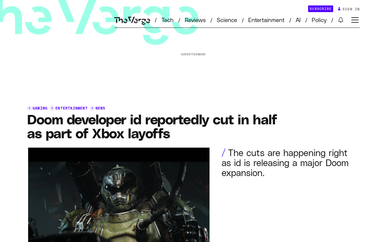 Microsoft Layoffs Hit id Software: Doom Studio Loses Over Half Its Staff